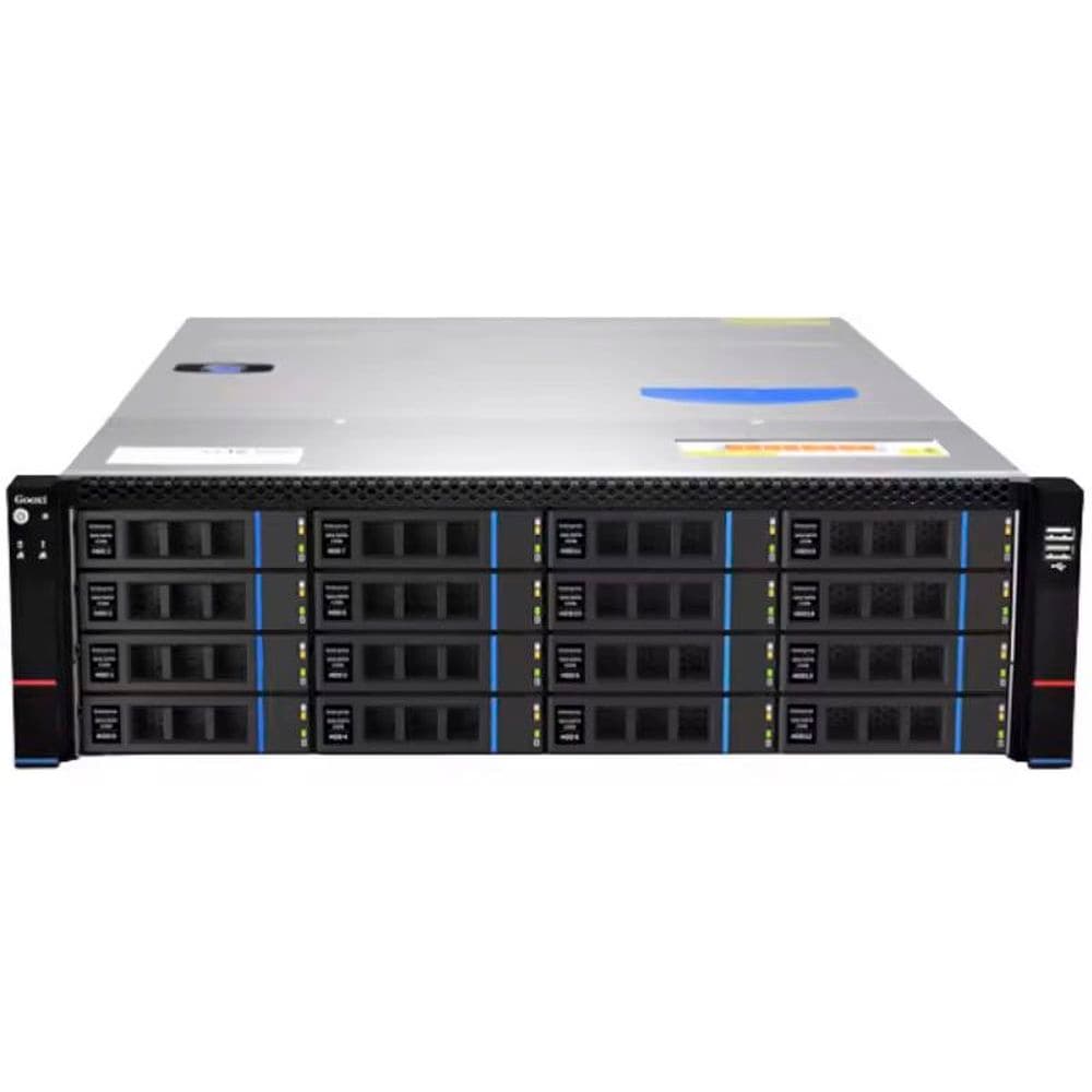 Серверный корпус/ Gooxi RMC3116-670-HSE-D 3U 16bay chassis ,Expander backplane rear 2*2.5"SAS/SATA 1300W 1+1 EU power cables rail kit