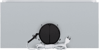 ВЫТЯЖКА MAUNFELD CROSBY SINGL 60 WHITE/ Полновстраиваемая, 60см, 850 м3, кнопочное управление, LED, площадь кухни до 30м2, опция: угольный фильтр CF140C-2шт, белая - фото 9