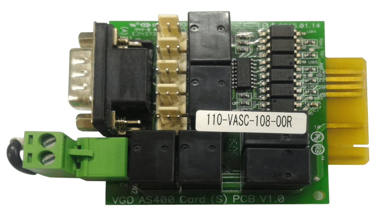 Релейная карта  POWERCOM AS400 mini, сухие контакты с гальванической развязкой, для ИБП серий MAS/MRT/MAC./ Powercom AS400 mini dry contact I/O card for MAS/MRT/MAC.