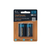 Батарейка/ Батарейка GoPower ULTRA LR14 C BL2 Alkaline 1.5V (2/12/192) (2 шт.) - фото 2