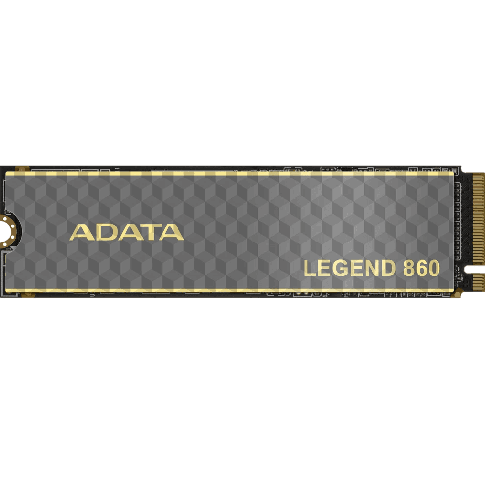 Твердотельный накопитель/ ADATA SSD LEGEND 860, 2000GB, M.2(22x80mm), NVMe 1.4, PCIe Gen 4x4, 3D NAND, R/W 6000/5000MB/s, IOPs н.д./н.д., TBW 640, DWPD 0.2 (5 лет)