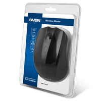 Беспроводная мышь SVEN RX-400W чёрная (3+1кл. 600/1000/1400DPI, блист) - фото 16