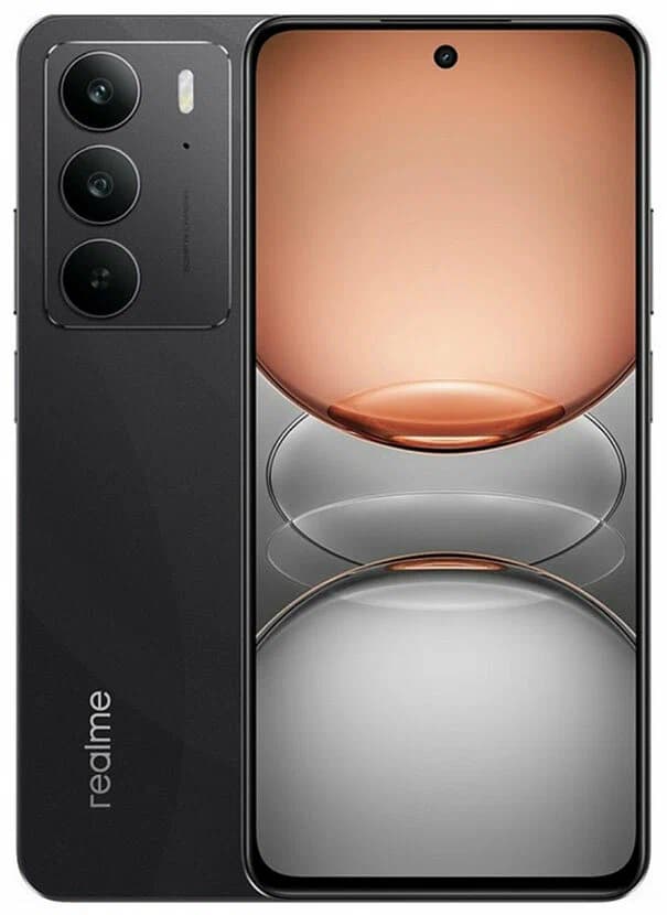 Смартфон Realme RMX3941 C75 256Gb 8Gb черный моноблок 3G 4G 2Sim 6.72" 1080x2400 Android 14 50Mpix 802.11 a/b/g/n/ac NFC GPS GSM900/1800 GSM1900 TouchSc microSD