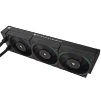 Водяное охлаждение для процессора/ Water Cooling System Thermalright Hyper Vision 360 (360mm, LED, Black, ARGB/ Fans: 3x120mm, 69CFM, 27dBA, 2150RPM/ Pump height 68mm, 6400RPM, Rad thickness 27mm/ S: 1700, 1200, 1851, 115X, 2011, 2066, AM5, AM4) - фото 7