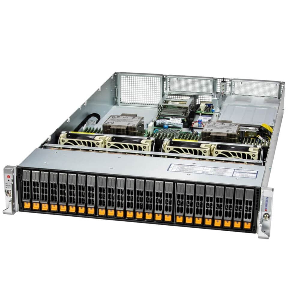 Серверная платформа/ Hyper 2U, 24x2.5", X13DEM, HS219-R1K63P