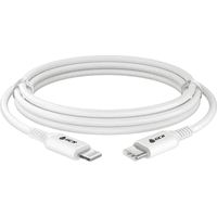 GCR PRO Кабель PREMIUM 1.5m TypeC/Lightning MFI POWER DELIVERY 18 W, медь, быстрая зарядка, белый силикон, AL корпус - фото 6
