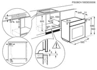 Встраиваемая электрическая духовка Electrolux EOF4P56X - фото 15