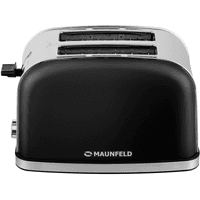 Тостер MAUNFELD/ Тостер,механическое управление,2 отсека, 950 Вт, дисплей, регулировка степени поджаривания, индикация степени поджаривания, функция подогрева, подсветка элементов управления, поддон для сбора крошек, цвет черный - фото 4