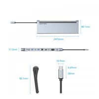Мультифункциональная док-станция Vention USB Type C 11 в 1 - фото 8