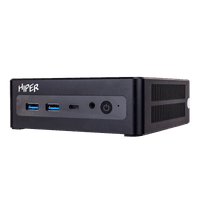 Мини ПК/ HIPER FACTUM FN2 Intel Core i5 1335U(1.3Ghz)/16384Mb/512PCISSDGb/noDVD/BT/WiFi/war 1y/0.4kg/черный/Win11Pro + WiFi 6, BT 5.2,Чёрный, БП 90Вт, VESA крепление - фото 2