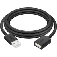 GCR Удлинитель 1.5m USB 2.0 AM/AF, черный, GCR-55070 - фото 4