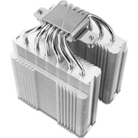 Кулер для процессора/ CPU Cooler Thermalright Peerless Assassin 120 Digital White ARGB (4-pin PWM, LED temp., 162mm, Ni/Cu, 6x6mm, ARGB, 2x120mm, 88.89CFM, 25.6dBA, 1850RPM, S: 1851, 1700, 1200, 115X, AM5, AM4, white) - фото 11