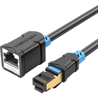 Патч-корд удлинитель Vention прямой SSTP cat.6, RJ45 - 1.5м. Черный - фото 2