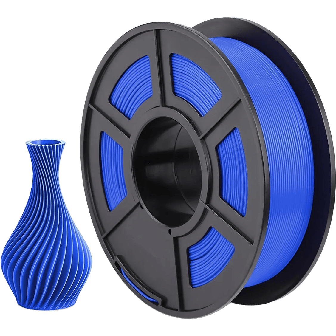 -/ Филамент NVPRINT PLA  Blue для 3D печати диаметр 1.75мм  длина 330 метров  масса 1 кг