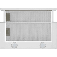 ВЫТЯЖКА HOMSair Flat 50 White/ встраиваемая, кнопочное управление, 2 скорости, 520 м3/ч, до 20 м2, 45 дБ, угольный фильтр CF110 - 1 шт, ШхВхД: 500х176х280 мм, белый цвет - фото 10