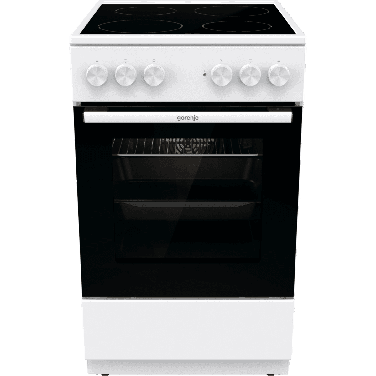 Плита GORENJE/ Тип плиты: электрическая, Тип варочной поверхности: электрическая, Цвет: белый, Гриль: Есть, Ширина, см: 50