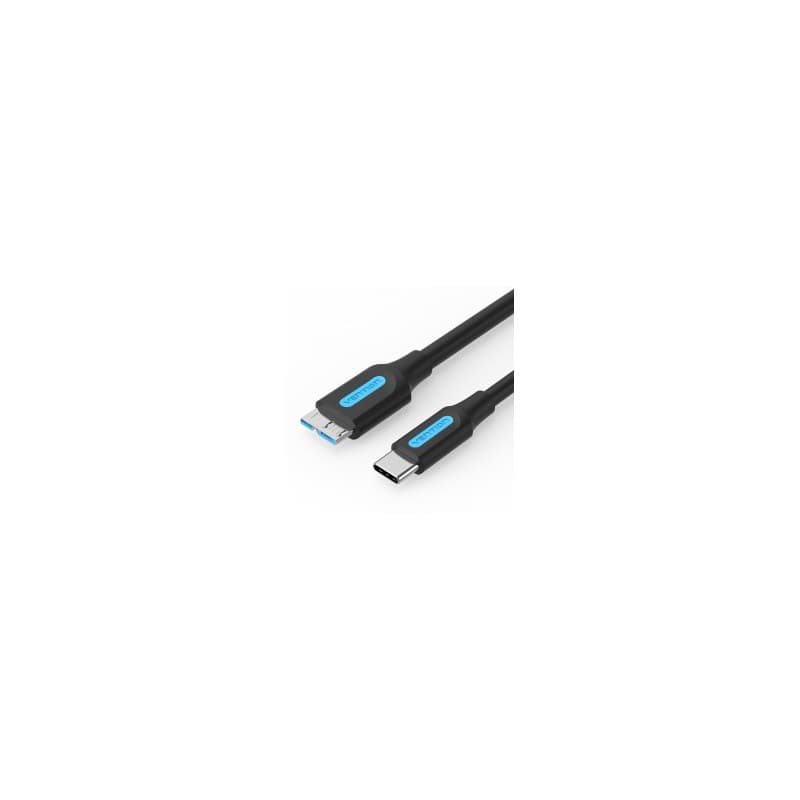 Кабель microUSB 3.0 B (M) - USB Type-C, 1м, Vention CQABF