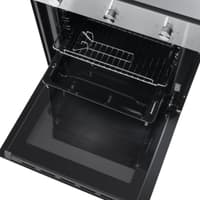 Шкаф духовой газовый MAUNFELD/ Шкаф духовой газовый MAUNFELD EOGC604S (с электрическим грилем), полезный объем 60 л, 5 режимов работы, гидролизная очистка, максимальная температура 250 С, таймер, конвекция, электроподжиг, автоматическое выключение, газ-контроль, телескопические направляющие, 3 стекла в дверце, цвет черный/стальной - фото 9