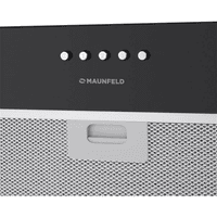 ВЫТЯЖКА MAUNFELD CROSBY SINGL 60 BLACK/ Полновстраиваемая, 60см, 850 м3, кнопочное управление, LED, площадь кухни до 30м2, опция: угольный фильтр CF140C-2шт, черная - фото 18