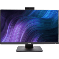 Моноблок/ HIPER V6 23.8"(1920x1080 (матовый) IPS)/Intel Core i3 14100(3.5Ghz)/8192Mb/256PCISSDGb/noDVD/BT/WiFi/war 1y/6.45kg/черный/Win11Pro + Cam 5.0 SD/Проводные МК/WiFi6 - фото 2