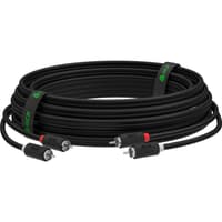 GCR PRO Кабель 12.5m аудио 2 х RCA / 2 х RCA, черный - фото 7