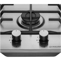 Газовая варочная панель MAUNFELD/ Газовая варочная панель MAUNFELD EGHS.32.6CS/G, домино, механическое управление, 2 конфорки, мощность конфорок 1700, 2600, электроподжиг, газ-контроль, цвет черный/стальной - фото 12