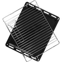 Шкаф духовой газовый MAUNFELD/ Шкаф духовой газовый MAUNFELD EOGC604S (с электрическим грилем), полезный объем 60 л, 5 режимов работы, гидролизная очистка, максимальная температура 250 С, таймер, конвекция, электроподжиг, автоматическое выключение, газ-контроль, телескопические направляющие, 3 стекла в дверце, цвет черный/стальной - фото 28