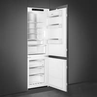Встраиваемый холодильник Smeg/ Встраиваемый холодильник Smeg, ВхШхГ 1780х546х549 мм, полный NoFrost, скользящие направляющие, перенавешиваемая дверь, объем 248 л, LCD дисплей с сенсорным управлением, LED освещение, акустический сигнал при открытой дверце, световой/акустический сигнал при повышении температуры, электронный контроль температуры, стандартный компрессор, энергоэффективность D, уровень шума 35 дБ, цвет белый - фото 4