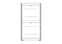 Шкаф Systeme Electric, серия Uniprom, 42U-600/1070, боковые панели 4шт, черный - фото 19