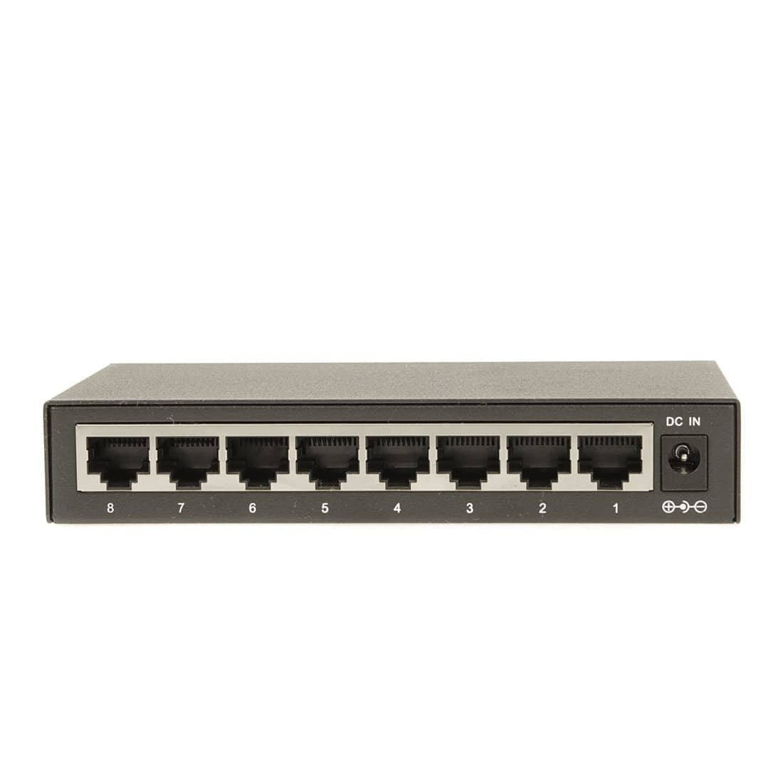 Коммутатор/ OSNOVO Коммутатор Gigabit Ethernet на 8 RJ45 портов. Порты: 8 x GE (10/100/1000Base-TX)