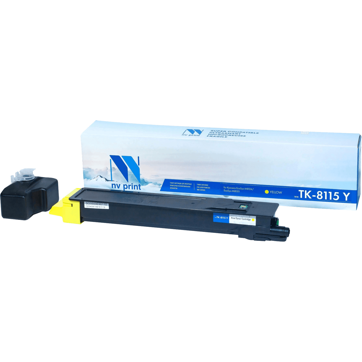 -/ Тонер-картридж NVP NV-TK-8115 Yellow для Kyocera EcoSys-M8124/EcoSys-M8130 (6000k)