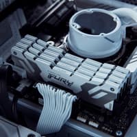 Память оперативная/ Kingston 64GB 6400MT/s DDR5 CL32 DIMM (Kit of 2) FURY Renegade White XMP - фото 13