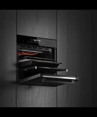 Встраиваемый духовой шкаф KUPPERSBERG/ KITCHEN RETAIL / Встраиваемый духовой шкаф KUPPERSBERG, High-Tech, объем 72 л, 12 режимов работы, быстрый нагрев, телескопические направляющие, доводчик двери, таймер, термощуп, 3 стекла в дверце, сенсорное управление, блокировка от детей, энергоэффективность А+, цвет черный - фото 5