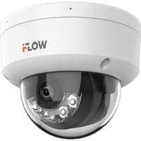 iFLOW F-IC-1442CM(2.8mm) Eco 4Мп уличная купольная IP-камера с гибридной Smart-подсветкой и встроенным микрофоном - фото 1
