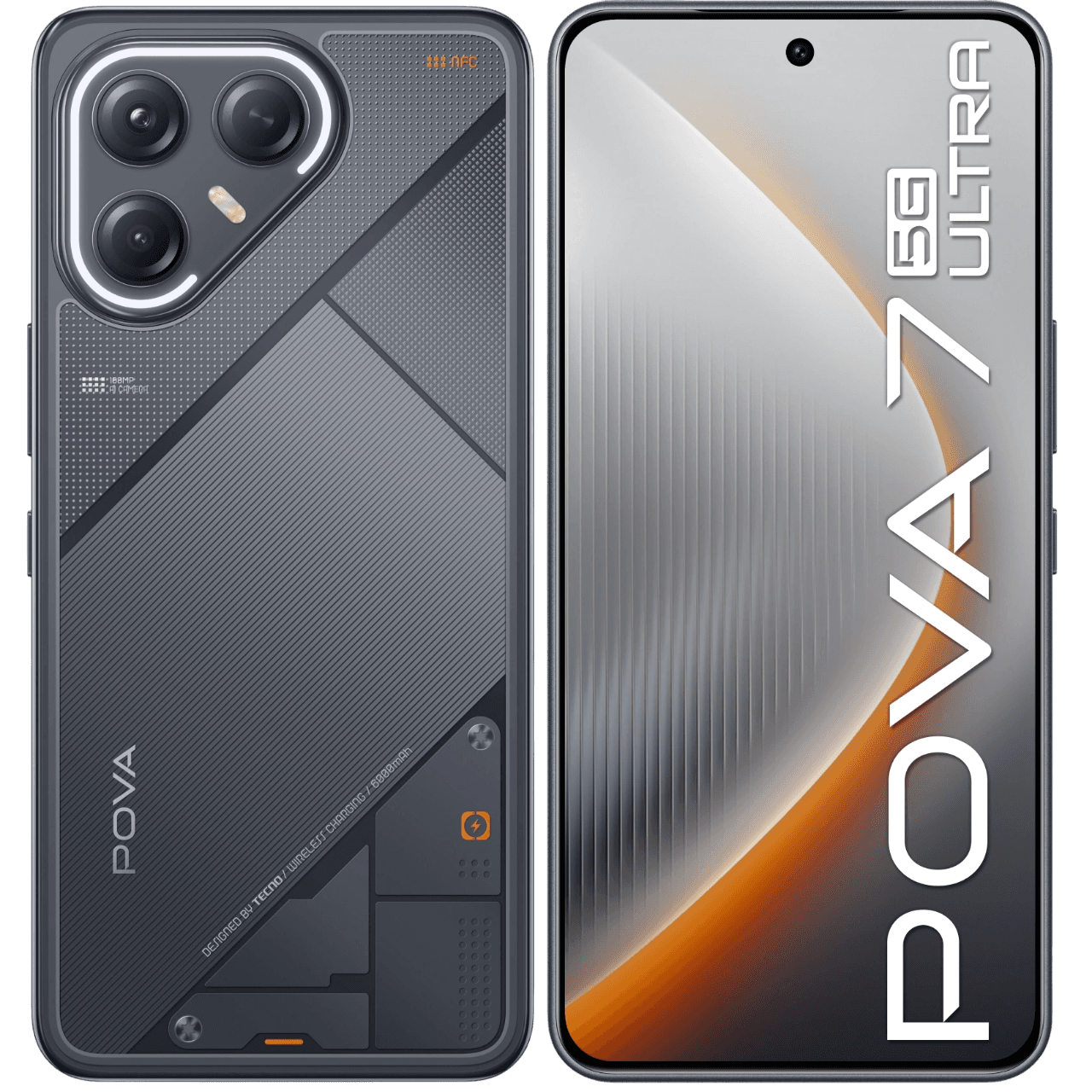 Смартфон Tecno Pova 7 Ultra 5G 12+256Gb черный