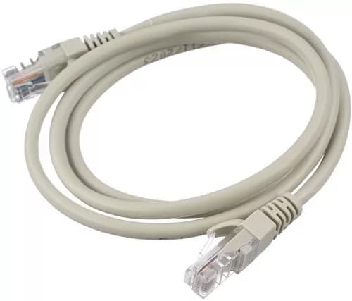Патч-корд/ Патч-корд GoPower RJ-45 (m)-RJ-45 (m) 5.0м кат.5е ПВХ 26AWG серый в пакете (1/50)