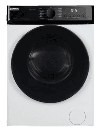 Стиральная машина Delonghi/ Стиральная машина Delonghi, глубина 60 см, 1400 об/мин, загрузка 10.5 кг, 15 программ, инверторный BLDC мотор, LED дисплей, электронное управление, отсрочка запуска, пар, дозагрузка белья, очистка барабана, энергоэффективность А+++, цвет белый - фото 1