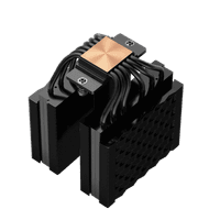 Кулер для процессора PCCooler RT620 PRO BK (250W, 4-pin PWM, 153mm, Al/Cu, 6x6mm, 2x120mm, 73.32CFM, 34.9dBA, 2200RPM, S: 1851/1700/1200/115X, AM5/AM4, черный) - фото 8