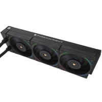 Водяное охлаждение для процессора/ Water Cooling System Thermalright Hyper Vision 360 (360mm, LED, Black, ARGB/ Fans: 3x120mm, 69CFM, 27dBA, 2150RPM/ Pump height 68mm, 6400RPM, Rad thickness 27mm/ S: 1700, 1200, 1851, 115X, 2011, 2066, AM5, AM4) - фото 8