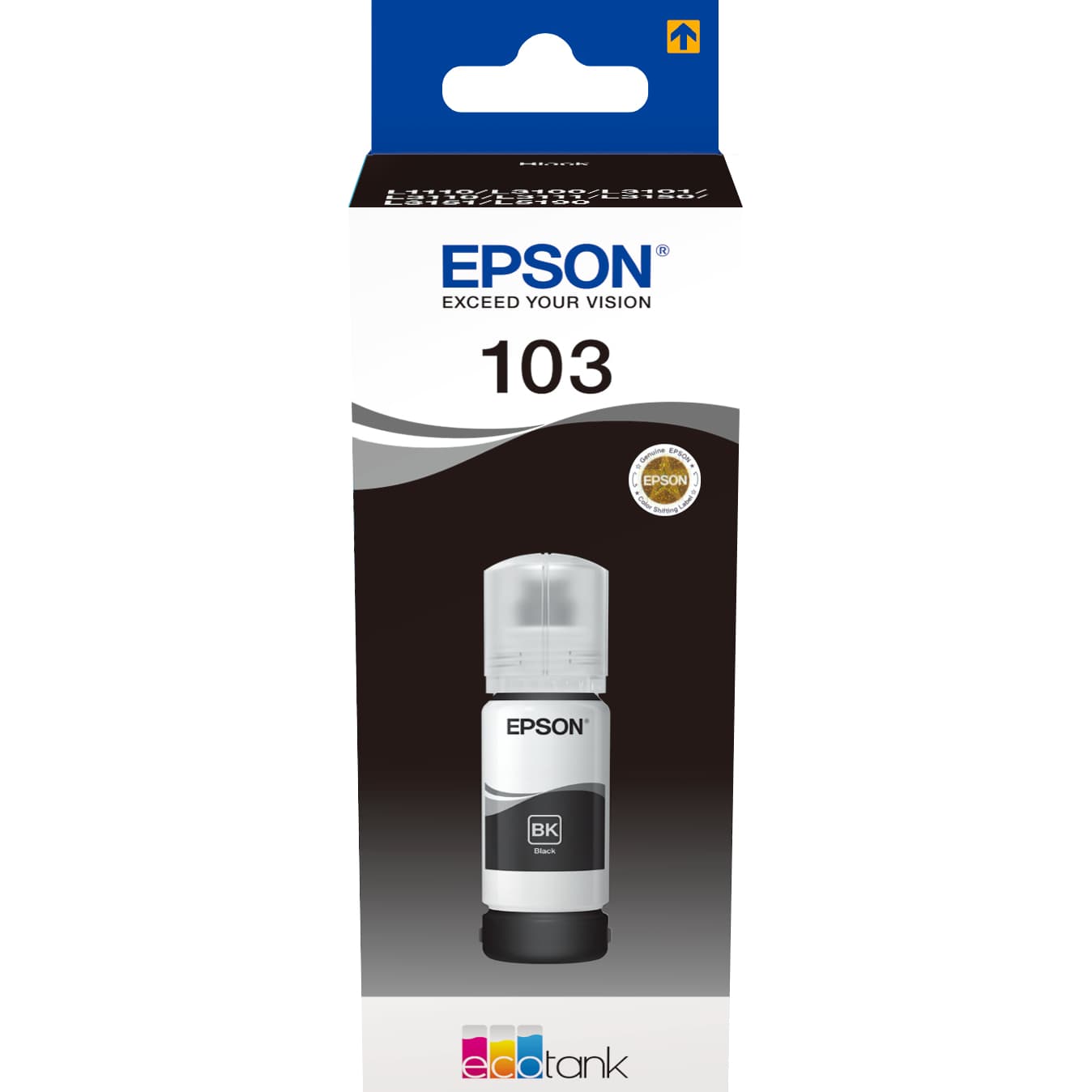 Чернила/ Epson EcoTank Black ink bottle for L3100/3101/3110/3150/3151