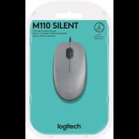Мышь/ Logitech Mouse M110 SILENT MID GREY USB - фото 10