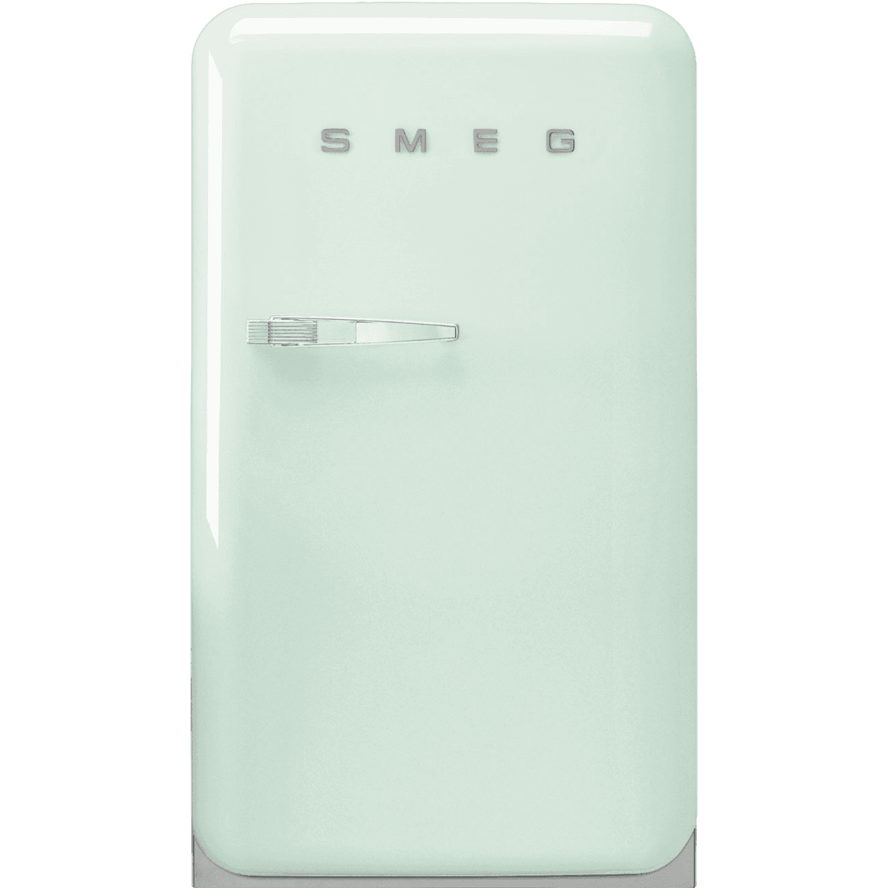 Холодильник SMEG/ Холодильник SMEG, ВхШхГ 970х545х659 мм, отдельностоящий, стиль 50-х, однокамерный, внутренняя морозильная камера, объем 122 л, стандартный компрессор, энергоэффективность D, цвет пастельный зеленый