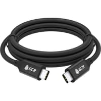 GCR PRO Кабель USB 3.1 (USB 3.2 Gen 2) Type C-С, 2.0m, 100W/20V/5A, M/M, медь, 10 Гбит/с, 4K, черный, AL сase, экран, армирование - фото 3