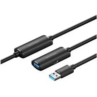 Активный кабель-удлинитель Vention USB 3.0 AM/AF с усилителем - 5м Черный - фото 4
