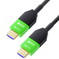 GCR PRO Кабель 2.0m оптический HDMI 2.1 8K 60Hz, 4K 144Hz, высокоскоростной 48.0 Гбит/с, черный - фото 2