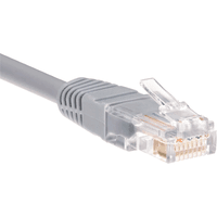 Патчкорд/ Патчкорд литой "Telecom" UTP кат.5е 1,0м серый - фото 12