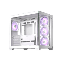 Корпус без блока питания/ Case PCCooler C3T700 ARGB WH, Midi-Tower, TG, 4x120mm ARGB, 1xUSB-A 3.0 + 1xUSB-A 2.0 + 1xUSB-C, ATX, mATX, mITX White - фото 3