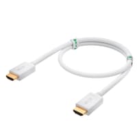 GCR Кабель PROF 2.5m HDMI 2.0, Ultra HD, 4K 60Hz / 5K*30Hz, HDR 4:4:4, 3D, AUDIO, 18.0 Гбит/с, белый, 2 X экран, армирование, GCR-52027 - фото 6