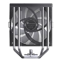 Кулер для процессора/ CPU Cooler JONSBO CA40 ARGB (225W, 4-pin PWM, 157mm, Al/Cu, 4x6mm, ARGB, 1x120mm, 69.61CFM, 32.6dBA, 1800RPM, S: 1851/1700/1200/115X, AM4/AM5 Black) - фото 7