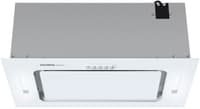 ВЫТЯЖКА HOMSair CROСUS PUSH 52 Glass White/ полновстраиваемая, кнопочное управление, 3 скорости, 850 м3/ч, до 30 м2, 53 дБ, угольный фильтр CF02X - 2 шт, ШхВхД: 518х191х290 мм, белый цвет - фото 5